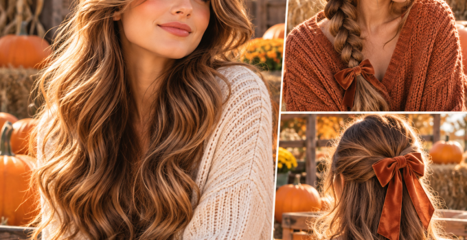 3 Cute Pumpkin Patch Hairstyles for the Perfect Fall Photos