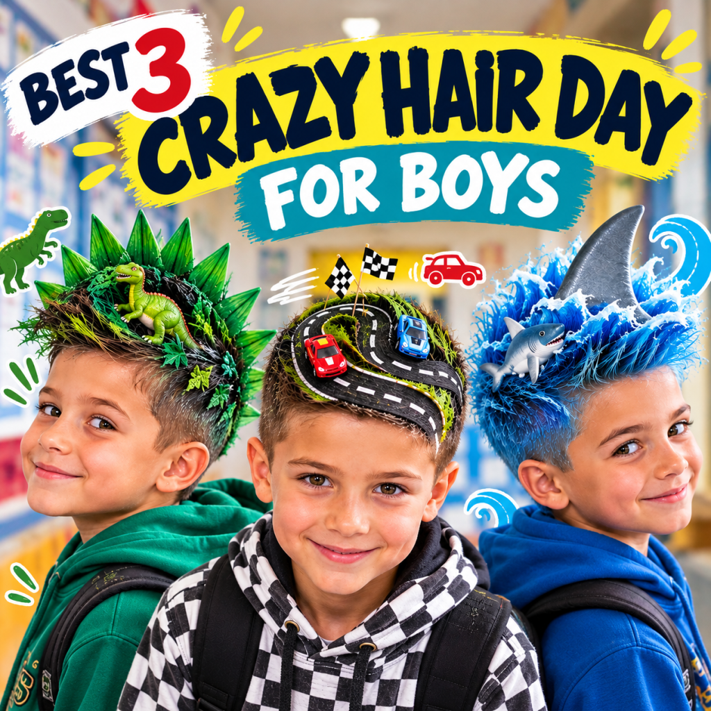 Best 3 Crazy Hair Day for Boys Ideas That Will Steal the Show at School