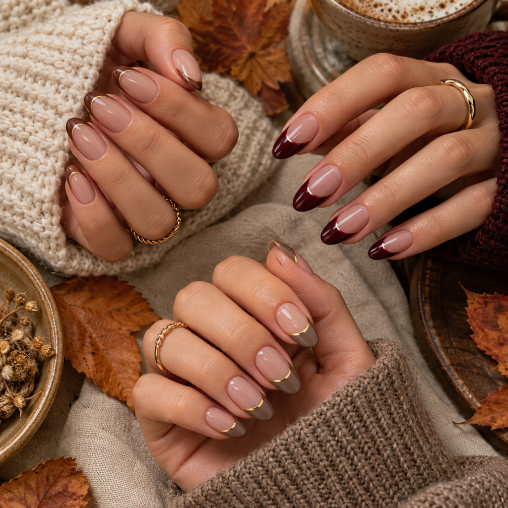 Best 3 Fall French Manicure Ideas That Will Make Your Autumn Nails Look Expensive