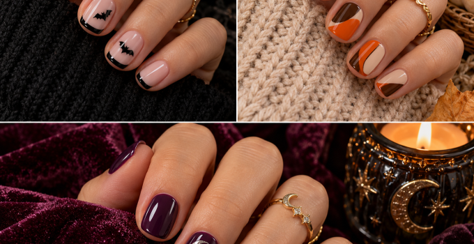 Best 3 Short Halloween Nail Designs That Look Cute Spooky and Effortlessly Chic