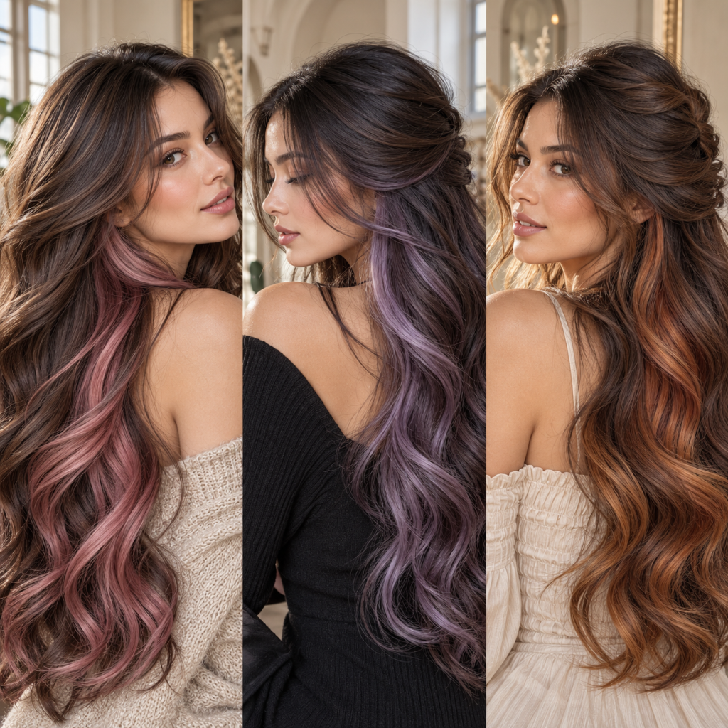 Best 3 Subtle Colored Hair Underneath Ideas That Make Every Hairstyle Look Unexpectedly Beautiful