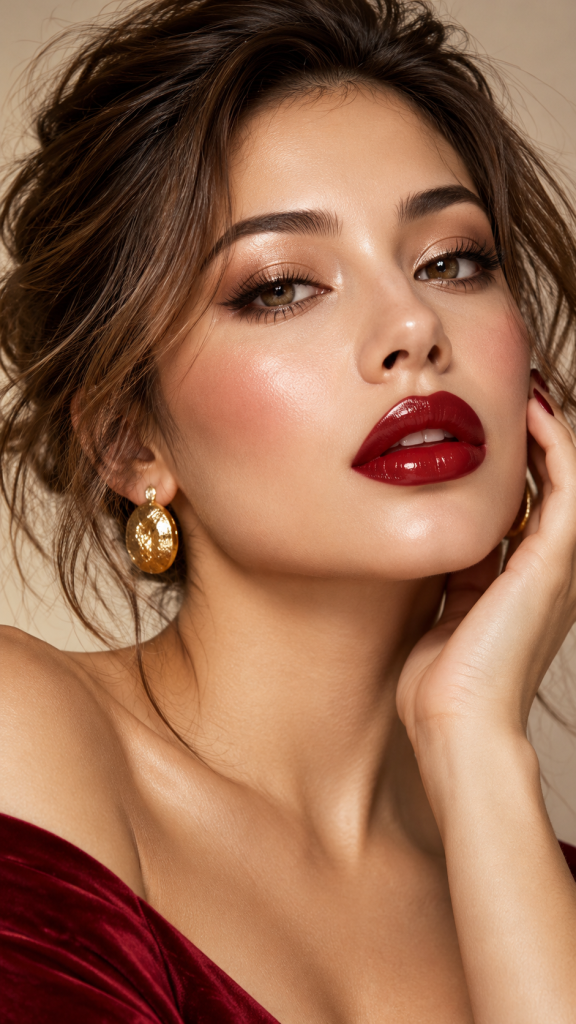 🥇 Best 1 Bold Lip Combo With Sculpted Ruby Lacquer and High Shine Glamour
