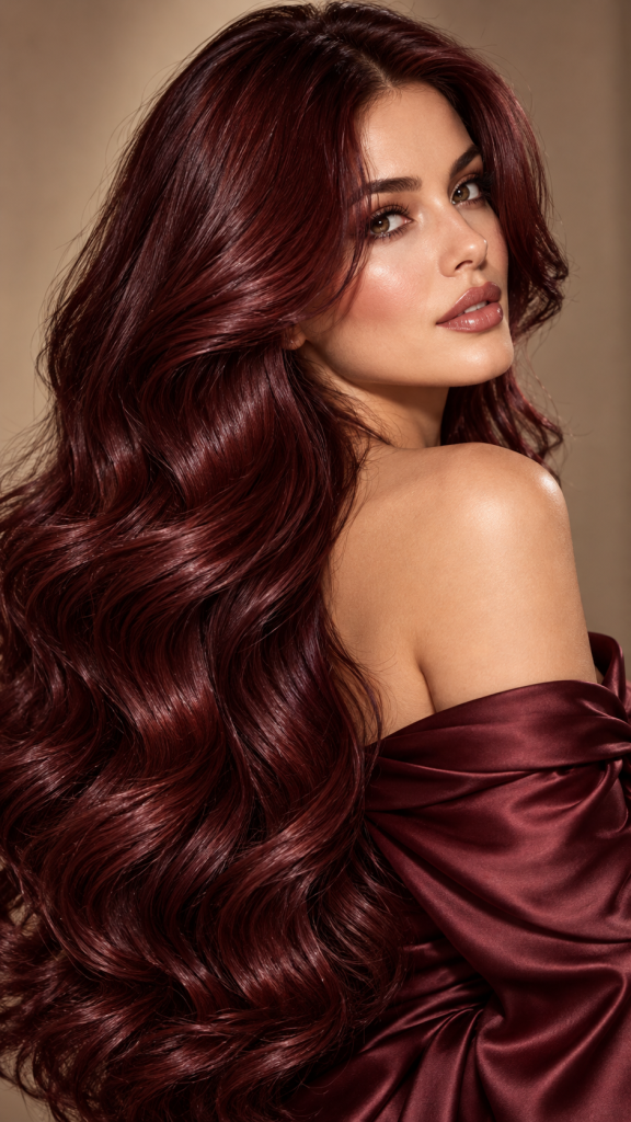 🥇 Best 1 Burgundy Hair Shades With Luxurious Merlot Wine Burgundy