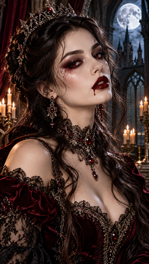 🥈 Best 2 Halloween Makeup Styles With a Moonlight Vampire Queen