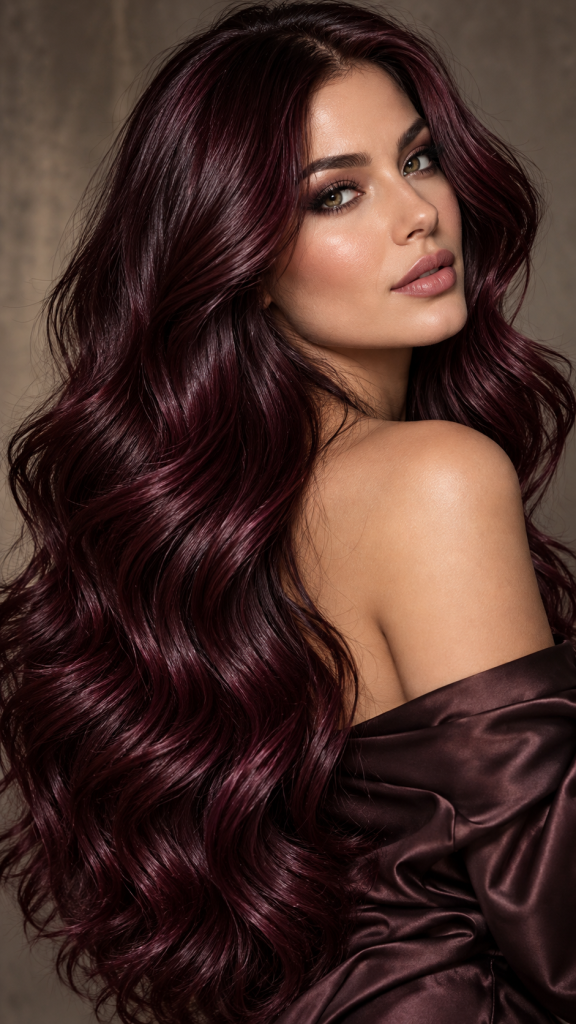 🥉 Best 3 Burgundy Hair Shades With Dramatic Black Raspberry Burgundy