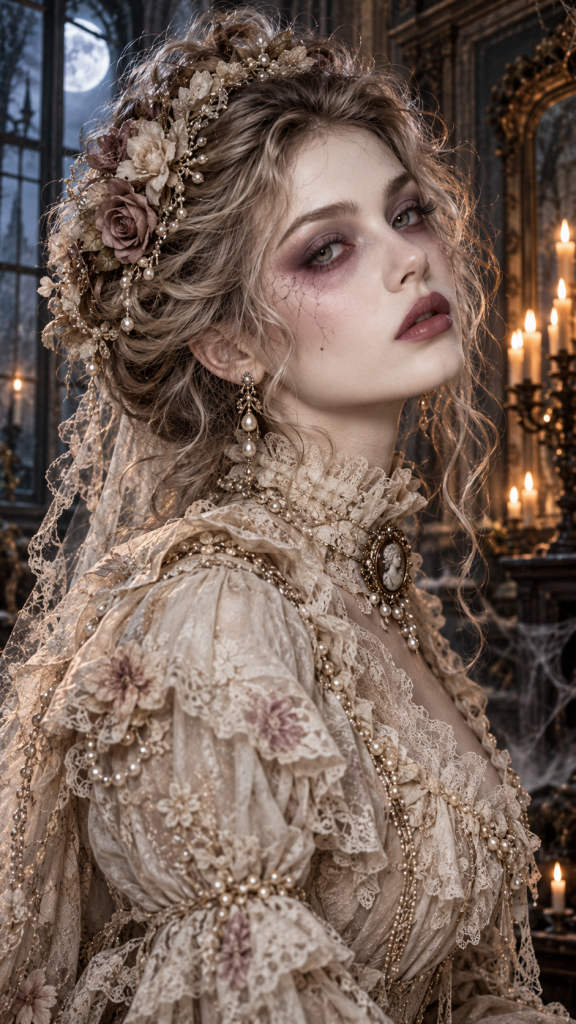 🥉 Best 3 Halloween Makeup Styles With a Haunting Victorian Ghost